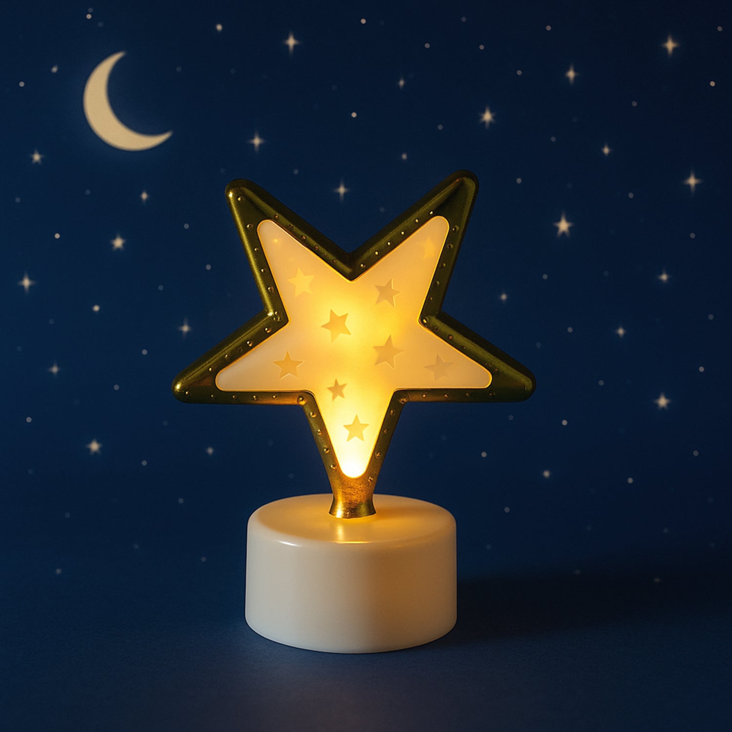 Decorative Star Shaped Flameless LED Candles (4 Pc) Decorative Star Shaped Flameless LED Candles (4 Pc)